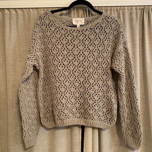 Jessica Simpson Loose Knit Sage Green Sweater